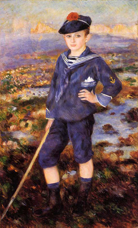 Boy on the Beach of Yport